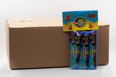 Кислая жевательная конфета Кислошок - фруктовая дорожка 10 со вкусом тутти-фрутти (Россия) 120г